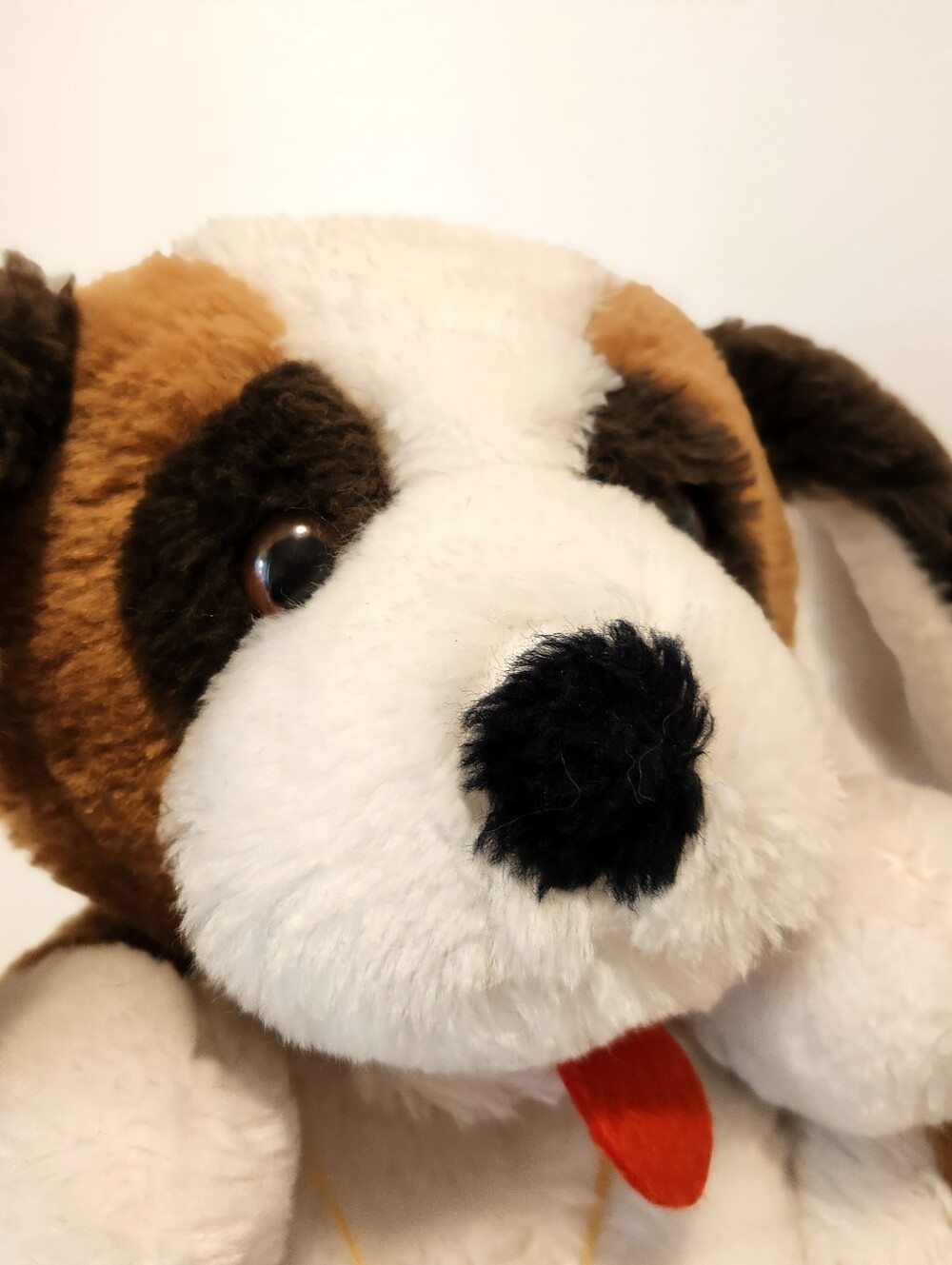 1981 Daekor Pot Belly w Care Booklet 9in St. Bernard Puppy Dog Plush - Picture 5 of 13